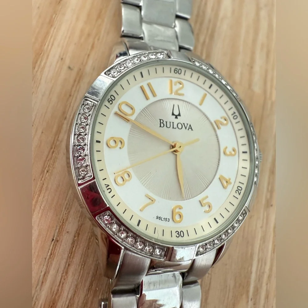 Bulova ladies stainless steel
